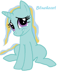 Size: 794x970 | Tagged: dead source, safe, artist:sunnypool1, derpibooru import, oc, oc only, oc:princess blueheart, filly, offspring, parent:prince blueblood, parent:trixie, parents:bluetrix