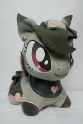 Size: 650x975 | Tagged: artist needed, safe, derpibooru import, companion cube, companion pony, crossover, doll, irl, photo, plushie, portal (valve), toy