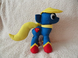 Size: 900x675 | Tagged: safe, artist:righteousbabet, derpibooru import, crossover, doll, irl, photo, plushie, supergirl, toy