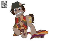 Size: 900x675 | Tagged: safe, artist:lissa-quon, derpibooru import, doctor who, fourth doctor, ponified