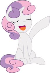 Size: 4094x5953 | Tagged: safe, artist:deadparrot22, derpibooru import, sweetie belle, pony, unicorn, absurd resolution, eyes closed, female, open mouth, simple background, solo, transparent background