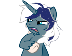 Size: 3320x2600 | Tagged: safe, artist:askmenightly, oc, oc only, pony, unicorn, blue, ew gay, high res, meme, nightly, woah dude, wtf