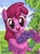 Size: 604x811 | Tagged: safe, artist:choedan-kal, derpibooru import, berry punch, berryshine, earth pony, pony, female, grapes, mare, traditional art