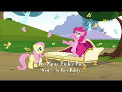 Size: 1024x768 | Tagged: safe, derpibooru import, screencap, too many pinkie pies, spoiler, title, youtube link