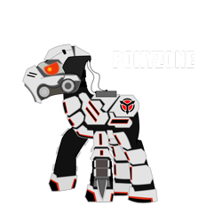 Size: 900x900 | Tagged: safe, artist:shadyhorseman, helghast, killzone, ponified, simple background, text