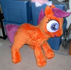 Size: 800x790 | Tagged: safe, artist:bladespark, derpibooru import, scootaloo, doll, happy, irl, photo, plushie, solo, toy