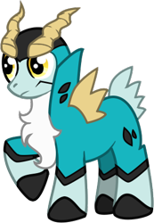 Size: 306x443 | Tagged: safe, artist:piniee, derpibooru import, cobalion, pokémon, ponified