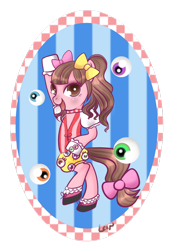 Size: 734x1088 | Tagged: artist needed, safe, derpibooru import, kyary pamyu pamyu, ponified, ponponpon