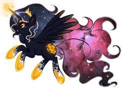 Size: 700x500 | Tagged: safe, artist:kikuri-tan, derpibooru import, oc, alicorn, alicorn oc, the universe