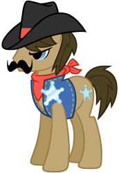 Size: 2750x4000 | Tagged: safe, artist:atomicgreymon, sheriff silverstar, earth pony, pony, male, simple background, stallion, transparent background, vector