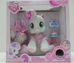 Size: 506x432 | Tagged: safe, derpibooru import, sweetie belle, cute belle, doll, irl, my lovely horses, photo, toy