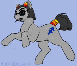 Size: 764x653 | Tagged: safe, derpibooru import, equius zahhak, homestuck, ponified, sweat