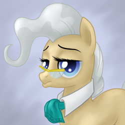 Size: 900x900 | Tagged: safe, artist:arrkhal, mayor mare, earth pony, pony, duckface, female, glasses, mare, solo