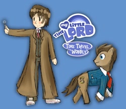 Size: 1248x1080 | Tagged: safe, artist:tdrloid, derpibooru import, doctor whooves, human, doctor who