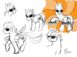 Size: 500x370 | Tagged: safe, derpibooru import, dave strider, homestuck, ponified, simple background, white background