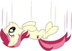 Size: 9979x7014 | Tagged: safe, artist:flutterguy317, derpibooru import, roseluck, absurd resolution, falling, rose, simple background, solo, transparent background, vector