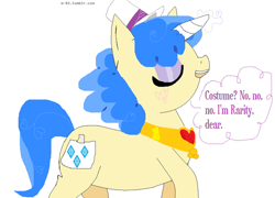 Size: 500x360 | Tagged: safe, artist:m-83, derpibooru import, sapphire shores, 30 minute art challenge, costume