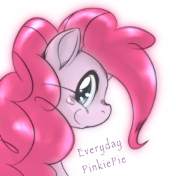 Size: 1536x1536 | Tagged: safe, artist:kurogewapony, pinkie pie, earth pony, pony, cute, diapinkes, female, mare, solo