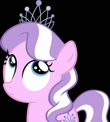 Size: 1151x1280 | Tagged: safe, artist:crimson, derpibooru import, diamond tiara, pony, black background, eyeroll, simple background, solo, vector