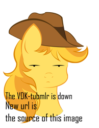 Size: 1023x1317 | Tagged: safe, artist:v-d-k, derpibooru import, braeburn, earth pony, pony, message, tumblr