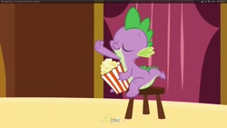 Size: 1920x1080 | Tagged: safe, derpibooru import, screencap, spike, dragon, too many pinkie pies, yes, youtube caption