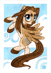 Size: 600x855 | Tagged: safe, artist:kamirah, derpibooru import, oc, oc only, pegasus, pony