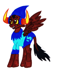 Size: 500x640 | Tagged: safe, artist:crayonponies, derpibooru import, god tiers, homestuck, ponified, solo, tavros nitram