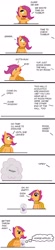 Size: 757x3439 | Tagged: safe, artist:scootaloo009, scootaloo, sweetie belle, comic, cyborg 009, tumblr