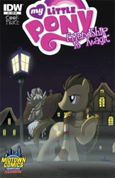 Size: 300x463 | Tagged: safe, derpibooru import, idw, doctor whooves, comic, cover, idw advertisement, official, official comic, weeping angel