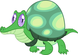 Size: 1984x1415 | Tagged: safe, artist:litronom, derpibooru import, gummy, simple background, tortoise shell, transparent background, vector