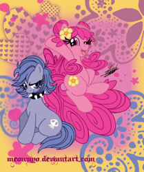 Size: 900x1077 | Tagged: dead source, safe, artist:meownyo, derpibooru import, hi hi puffy ami yumi, ponified