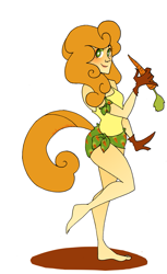 Size: 523x856 | Tagged: safe, artist:swannson, derpibooru import, carrot top, golden harvest, humanized, tailed humanization