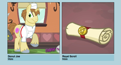 Size: 583x318 | Tagged: safe, derpibooru import, donut joe, pony, joescroll, meme, scroll, shipping, shipyard lulz, vector