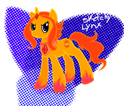 Size: 832x711 | Tagged: safe, artist:blacklynx-chan, derpibooru import, adventure time, flame princess, ponified