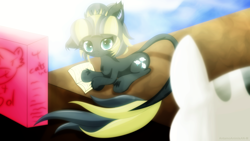 Size: 3840x2160 | Tagged: safe, artist:an-m, oc, oc only, pony, solo