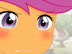 Size: 2675x2009 | Tagged: safe, artist:yuki endo, derpibooru import, scootaloo, anthro, ambiguous facial structure, face, gununu, high res, meme, reaction image