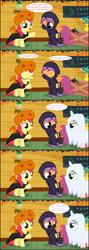 Size: 1290x3630 | Tagged: safe, derpibooru import, apple bloom, scootaloo, sweetie belle, ask the crusaders, comic, cutie mark crusaders, nightmare night