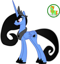 Size: 5398x5690 | Tagged: safe, artist:asdflove, oc, oc only, alicorn, pony, absurd resolution, queen eclipse, simple background, solo, transparent background, vector