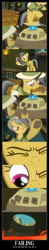 Size: 556x2852 | Tagged: safe, derpibooru import, daring do, failure, motivational poster, sapphire statue