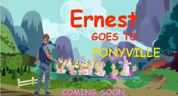 Size: 680x367 | Tagged: safe, derpibooru import, childhood, ernest p. worrell, jim varney, movie poster, ponyville