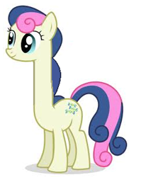 Size: 242x304 | Tagged: safe, derpibooru import, bon bon, sweetie drops, long neck, longbon, nope, nope.avi, wat