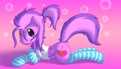 Size: 2500x1442 | Tagged: safe, artist:skipsy, derpibooru import, oc, oc only, oc:sweet strokes, pegasus, pony, clothes, male, shirt, socks, solo, striped socks, trap