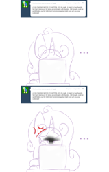 Size: 1066x1672 | Tagged: safe, artist:tails-doll-lover, sweetie belle, annoyed, ask, computer, teenage crusaders answers, teenager, tumblr