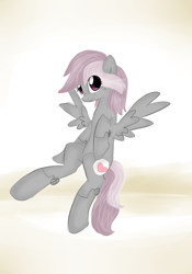 Size: 1400x2000 | Tagged: safe, artist:marisalle, derpibooru import, companion cube, ponified, portal (valve)