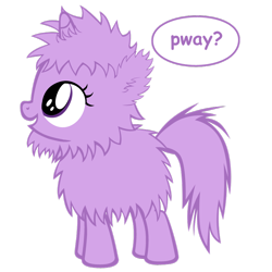 Size: 900x900 | Tagged: safe, artist:bronyboy, derpibooru import, fluffy pony, fluffy pony foal, fluffy pony original art