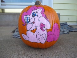 Size: 4288x3216 | Tagged: safe, artist:ceraine, derpibooru import, halloween, holiday, jack-o-lantern, paint, pumpkin