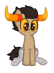 Size: 446x594 | Tagged: safe, artist:poofypegasus, derpibooru import, homestuck, ponified, tavros nitram