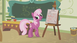 Size: 1280x720 | Tagged: safe, derpibooru import, cheerilee, cheerilee's clipboard meme, exploitable meme, maze, meme, ponyville schoolhouse, solo