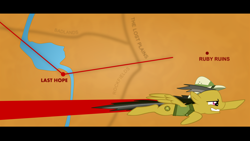 Size: 1280x720 | Tagged: safe, artist:fuzzystreak, daring do, pony, indiana jones, mane