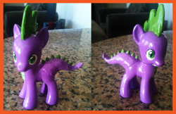 Size: 773x500 | Tagged: safe, artist:sunnyberry, derpibooru import, spike, custom, doll, irl, photo, ponified, toy